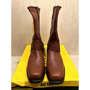 Ad Tec Reddish Haness Work Boots Men's US 11M Red Leather